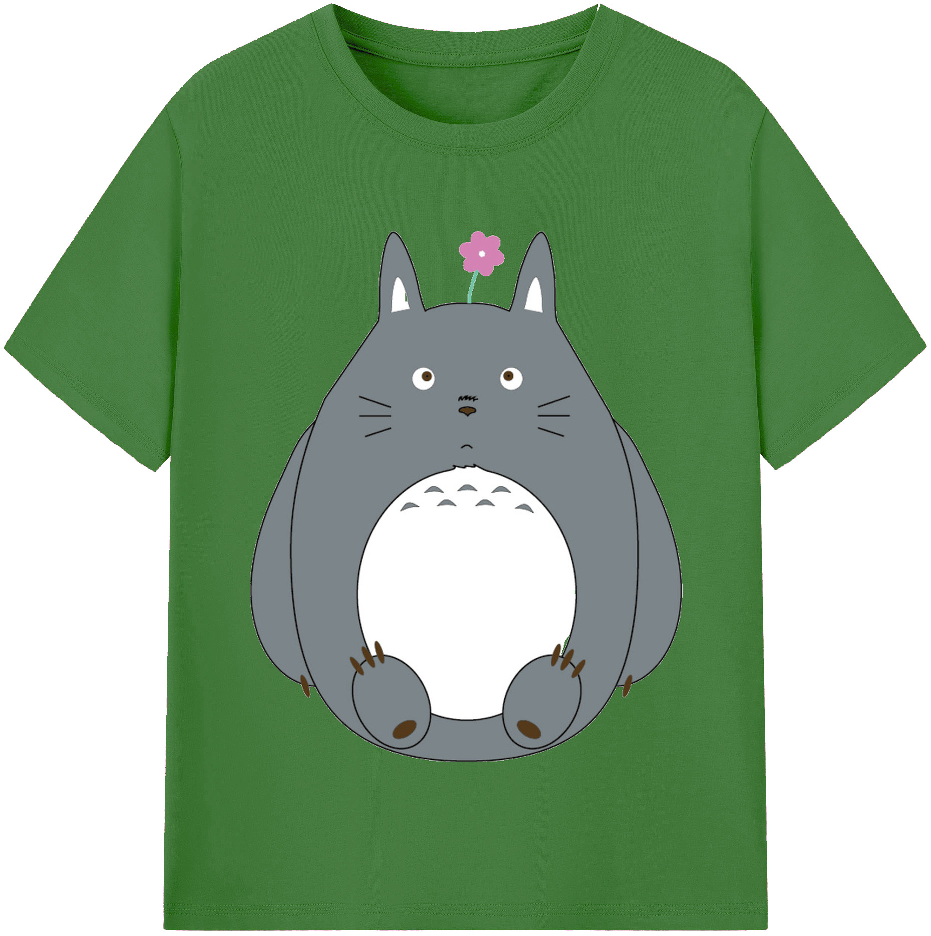 （画像用） となりのトトロ 草壁メイ 草壁サツキ My Neighbor Totoro Satsuki Kusakabe Mei Kusakabe レディースカジュアルプリントTシャツ（綿100％）
